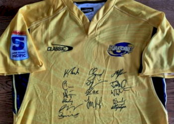 Signed Wellington Hurricanes Jersey