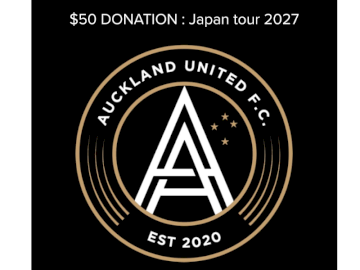 U13 Auckland FC - Japan Tour – $50 Direct Donation