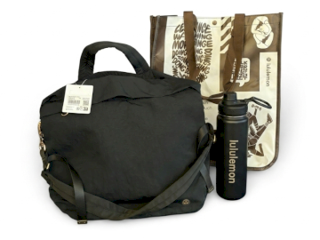 Lululemon Gym Bag & Hydration Bundle and $80 Lululemon Voucher